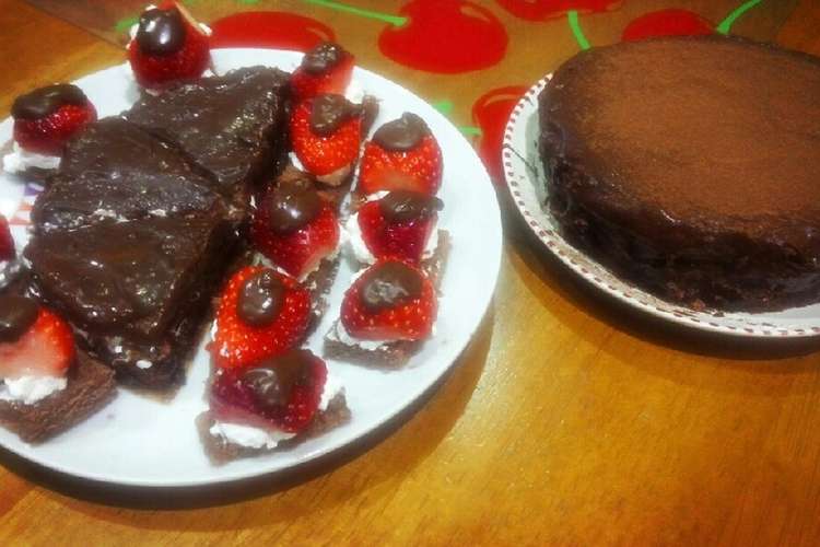 Vdにスポンジ1つで3つのチョコケーキ レシピ 作り方 By 真那 クックパッド 簡単おいしいみんなのレシピが358万品