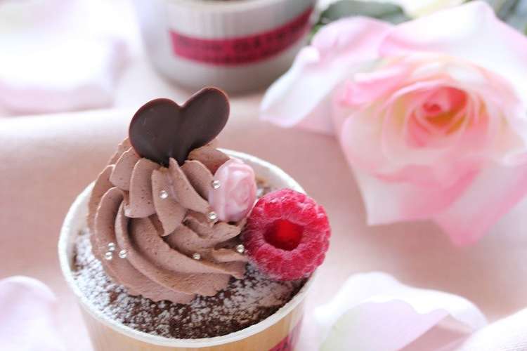 ふんわりカップケーキ バレンタインに レシピ 作り方 By Minamicafe クックパッド 簡単おいしいみんなのレシピが349万品