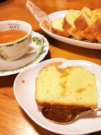 HMで簡単♡柚子ジャムのパウンドケーキの写真