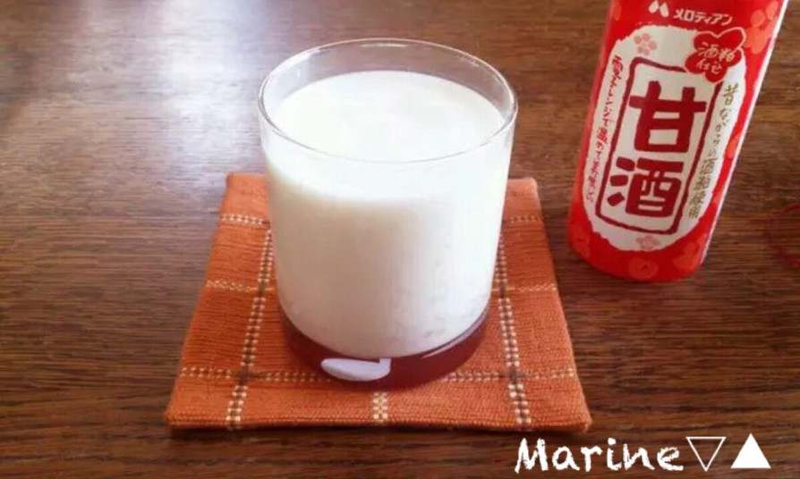 甘酒牛乳の画像