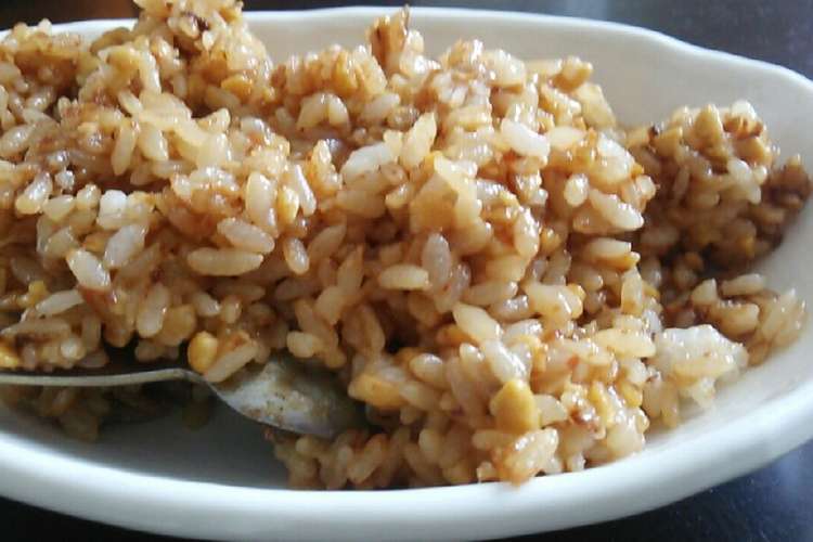 納豆チーズ炒飯 レシピ 作り方 By Lklne クックパッド 簡単おいしいみんなのレシピが360万品