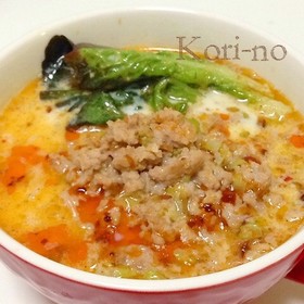 202kcal♡簡単おいしい豆乳担々麺♡