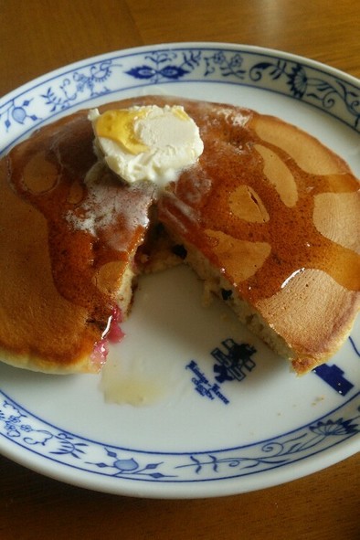 yummy♪ラズベリーパンケーキの写真