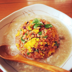 *酵素玄米で!あんかけチャーハン*