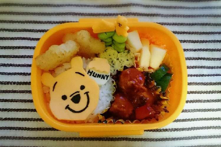 キャラ弁 簡単 くまのプーさん レシピ 作り方 By いちたママ クックパッド 簡単おいしいみんなのレシピが372万品