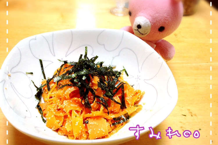 たらことピラピラ人参の醤油マヨ炒め レシピ 作り方 By すみれcoキッチン クックパッド 簡単おいしいみんなのレシピが355万品