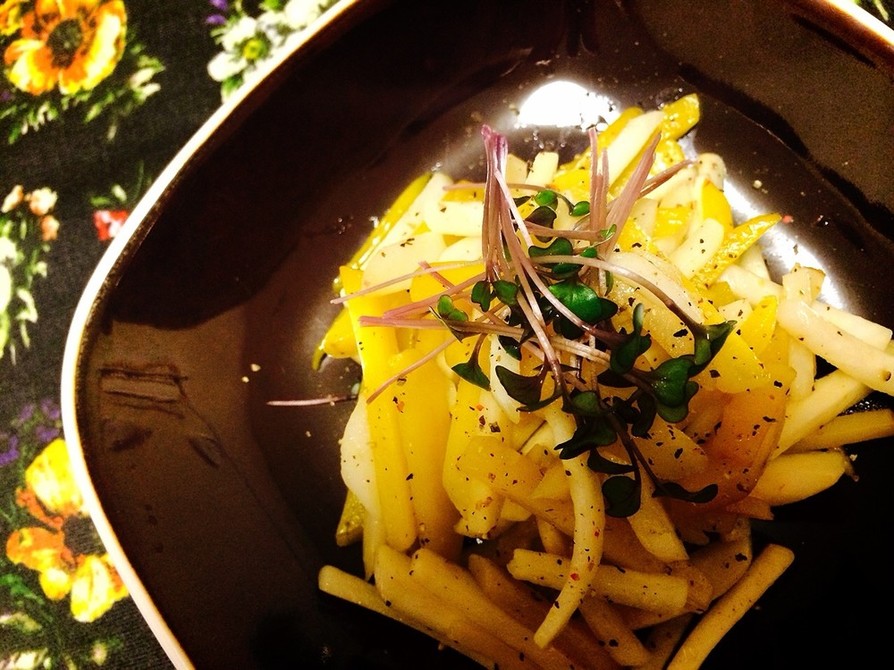 里芋とじゃが芋の塩ナムルの画像