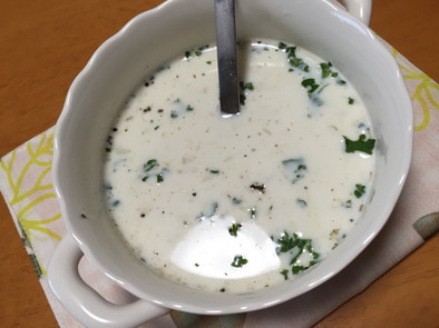 ふきのとう味噌deスープの写真