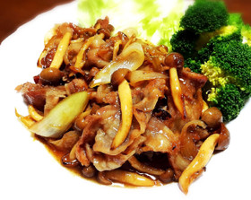 簡単!冷蔵庫の野菜も一緒に☆豚の生姜焼き