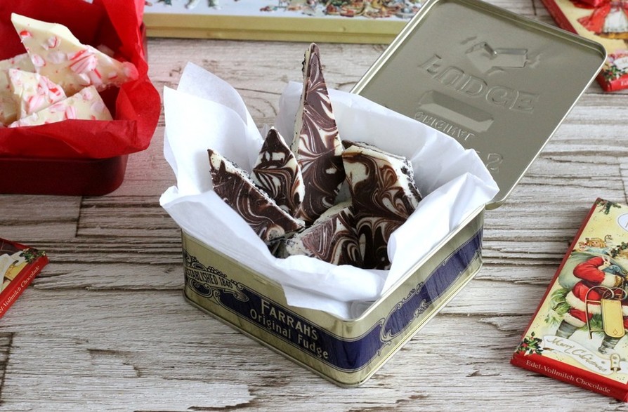 チョコレートバーク☆材料３つで簡単お菓子の画像