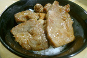 我が家の豚丼(帯広風)の写真