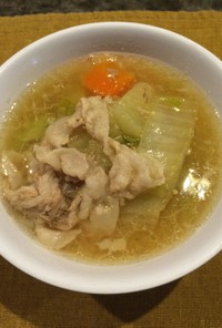 男の手料理♪ぽかぽか冬野菜の豚汁!!