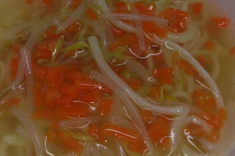 人参ともやしのあんかけラーメン レシピ 作り方 By ショコラ クックパッド 簡単おいしいみんなのレシピが359万品