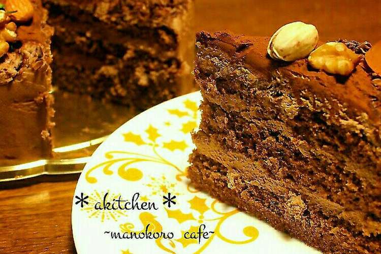 板チョコでふわふわ濃厚生チョコケーキ レシピ 作り方 By Akitchen クックパッド 簡単おいしいみんなのレシピが359万品