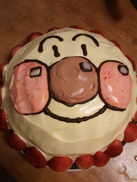 アンパンマン立体ケーキ