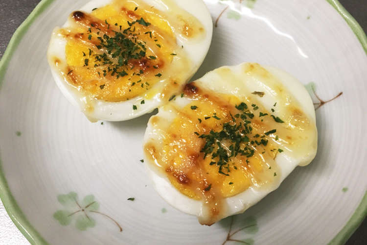 お弁当に ゆで卵のマヨ焼き レシピ 作り方 By そらおのえくぼ クックパッド