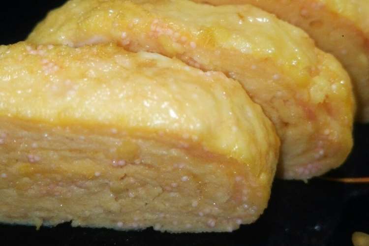 絶品 たらこバター醤油の卵焼き 明太子可 レシピ 作り方 By Kuarua クックパッド