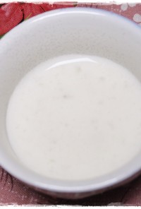 離乳食中期　かぶの豆乳ポタージュ