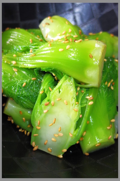 初春の味！旬な蕾菜のかんたん和え物中華風の写真