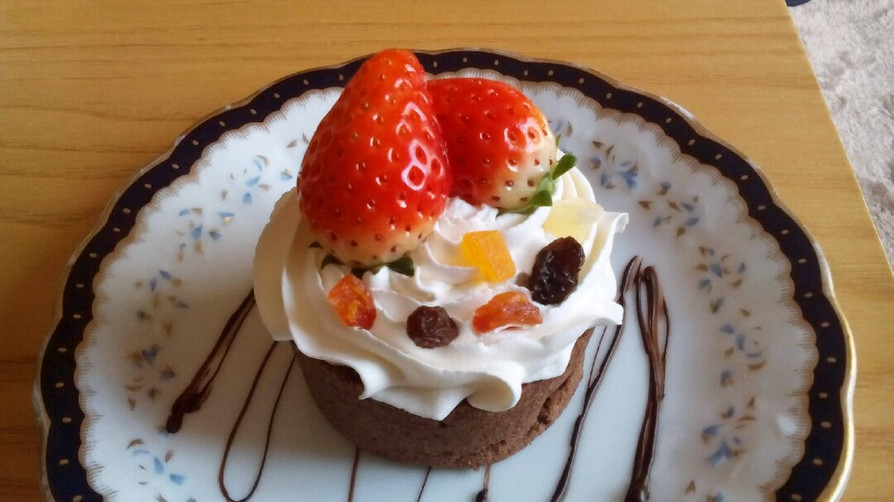 バレンタイン☆しっとりチョコケーキの画像