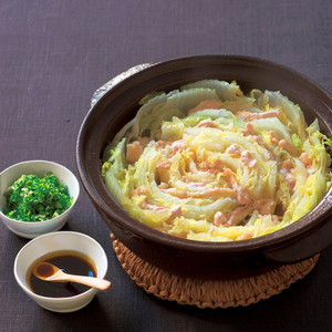 白菜と鶏肉の蒸し煮