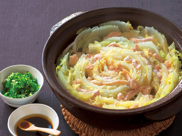 白菜と鶏肉の蒸し煮