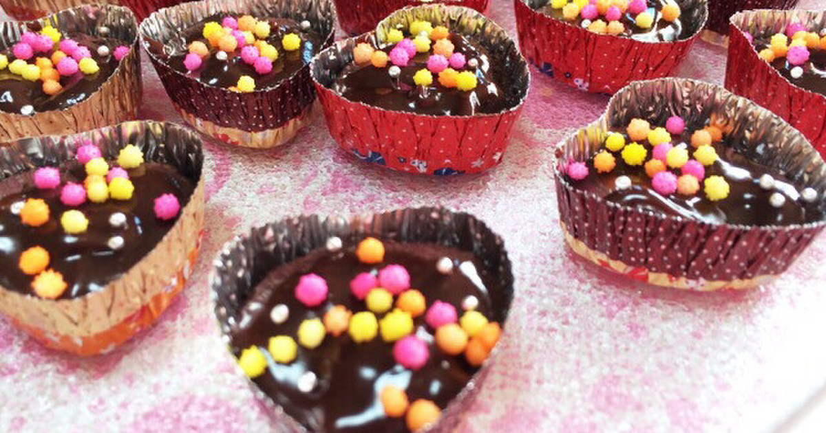 食後のチョコレートカップのレシピ