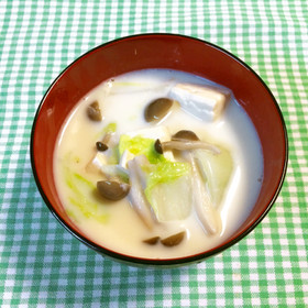 簡単豆乳スープ~♪