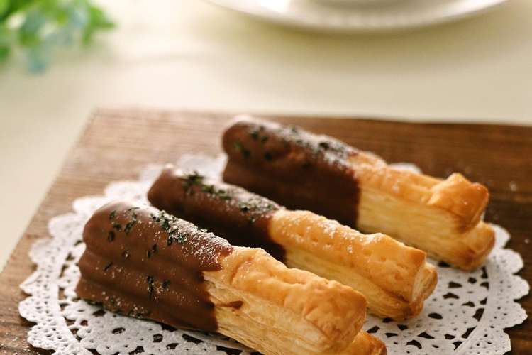 チョコレート スティックパイ レシピ 作り方 By みっこ Mikko クックパッド 簡単おいしいみんなのレシピが353万品