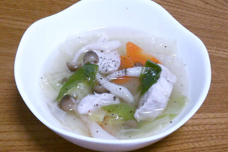 二日酔い防止にもなる鶏鍋スープ レシピ 作り方 By Msft5632 クックパッド 簡単おいしいみんなのレシピが367万品