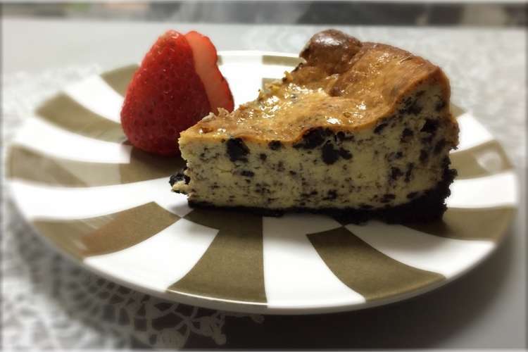 しっとり濃厚 オレオベイクドチーズケーキ レシピ 作り方 By なっちゃん 3 クックパッド 簡単おいしいみんなのレシピが355万品