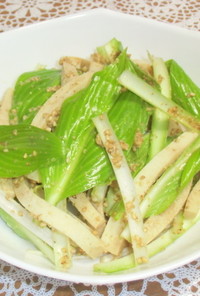 うるいと高野豆腐の胡麻サラダ
