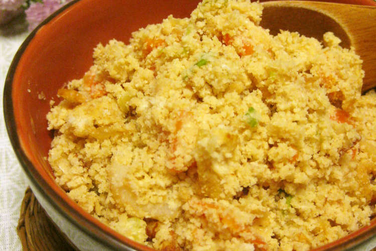 簡単 節約 フライパンでぱぱっと卯の花 レシピ 作り方 By 時花菜 クックパッド 簡単おいしいみんなのレシピが370万品