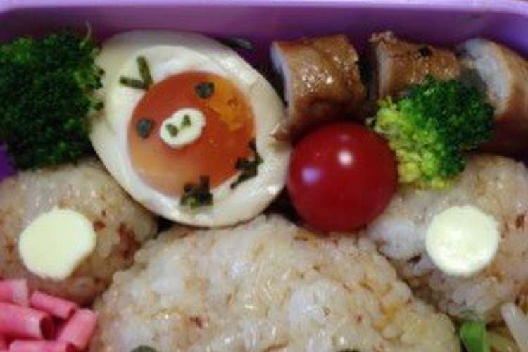 キャラ弁 簡単 リラックマとキイロイトリ レシピ 作り方 By Rurimama47 クックパッド 簡単おいしいみんなのレシピが375万品