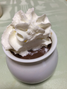 超簡単☆チョコレートプリン☆バレンタイン