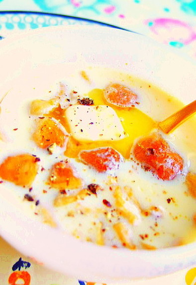 超簡単♥まな板入らず♪レンジ茸スープの写真