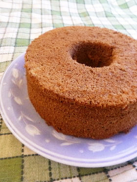 バレンタインに♡ 米粉でココアシフォン