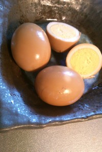 固ゆで卵の煮たまご。お弁当・おせちにも！