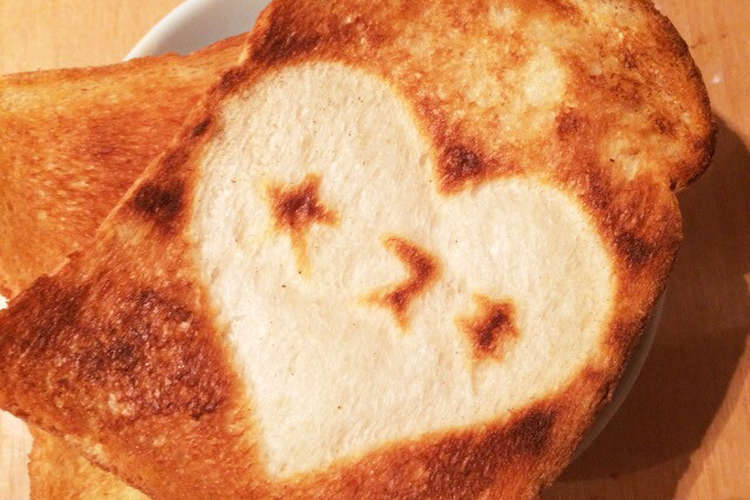 焼くだけ 食パンでお絵かき レシピ 作り方 By 真っ赤なうさぎ クックパッド 簡単おいしいみんなのレシピが358万品