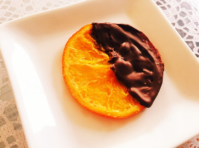 オレンジピールチョコの写真