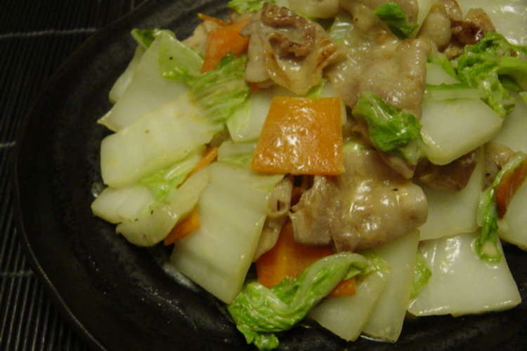 白菜と豚の味噌マヨ炒め レシピ 作り方 By おぐち クックパッド 簡単おいしいみんなのレシピが353万品