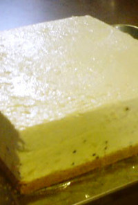 キウイのレアチーズケーキ
