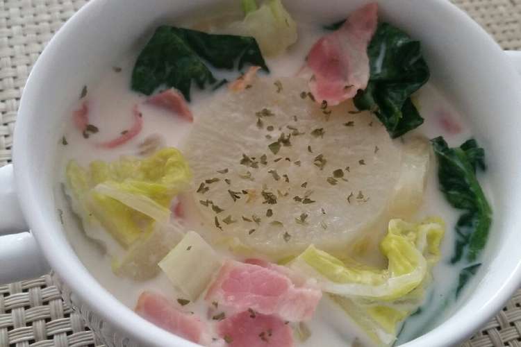 レンジで作る冬のぽかぽかスープ レシピ 作り方 By やまぁpeko クックパッド 簡単おいしいみんなのレシピが352万品