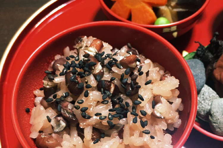 色が綺麗なお赤飯 レシピ 作り方 By Miharun327 クックパッド 簡単おいしいみんなのレシピが356万品