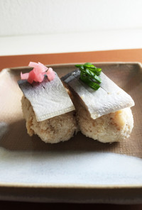 尾道の郷土料理♪おからの酢の物でお寿司。