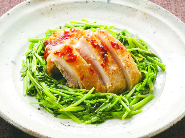 鶏もも肉のパインかす漬け