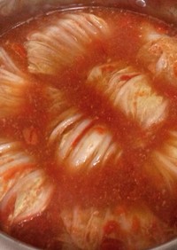 トマト煮込みのロール白菜(●･o･●)