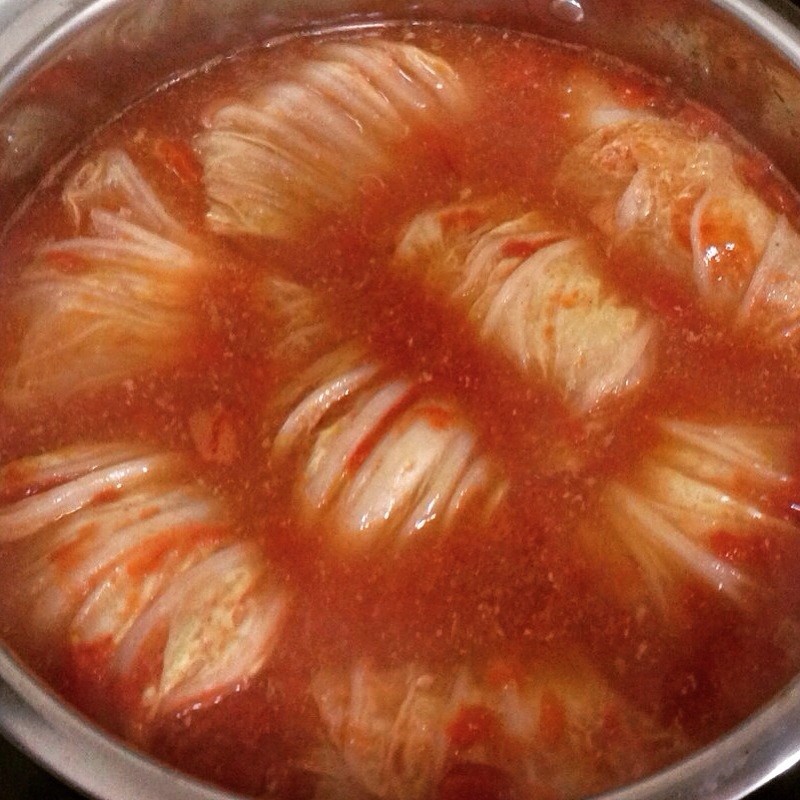 トマト煮込みのロール白菜(●･o･●)の画像