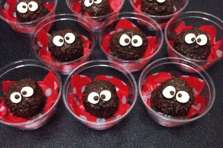 まっくろくろすけのトリュフチョコ レシピ 作り方 By もんご クックパッド