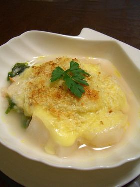 熱々トロトロ♪かぶのグラタンスープ